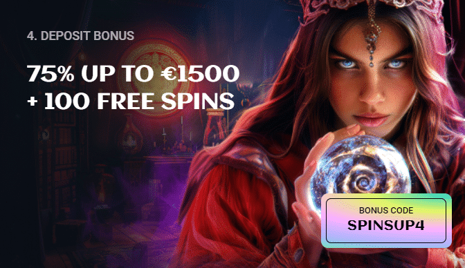 SpinsUp Casino Fourth Deposit Bonus